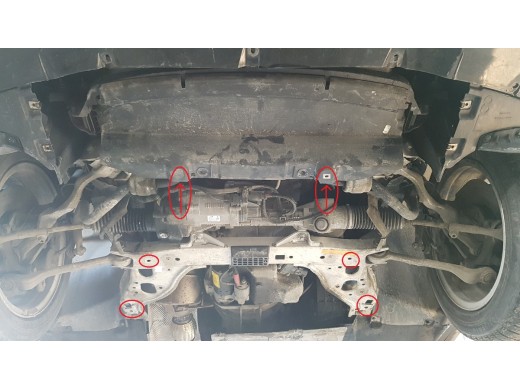 Oceľový kryt motora BMW Seria 1 E81,E87 (2004-2011)BMW Seria 1