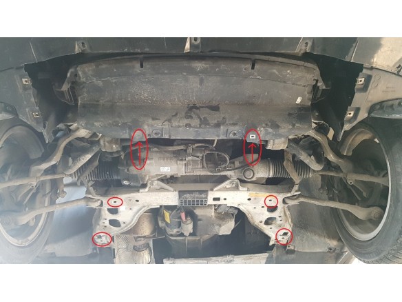 Oceľový kryt motora BMW Seria 1 E81,E87 (2004-2011)BMW Seria 1