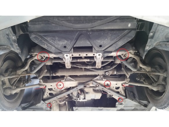 Oceľový kryt motora BMW Seria 3 E90/91 (2004-2011)BMW Seria 3