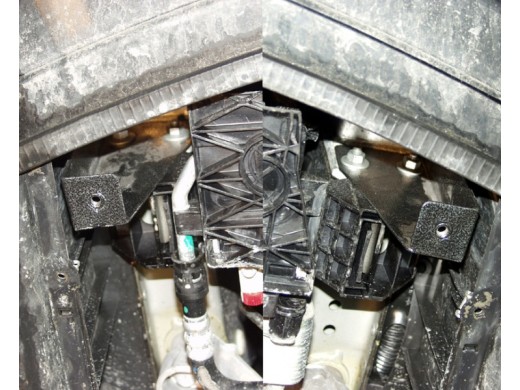 Oceľový kryt motora BMW Seria 5 E60/E61 štandardný predný nárazník (2003-2010)BMW Seria 5