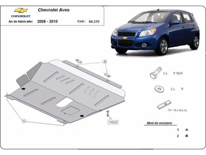 Oceľový kryt motora Chevrolet Aveo (2008-2011) 2