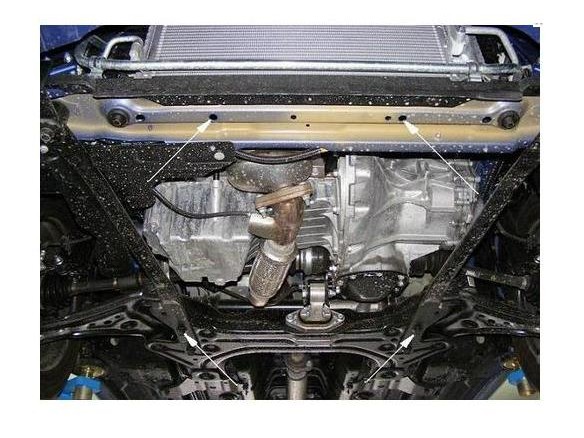 Oceľový kryt motora Chevrolet Kalos (2008-2011)Chevrolet Kalos