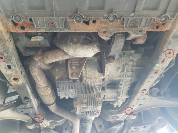 Oceľový kryt motora Chevrolet Orlando (2011-2018)Chevrolet Orlando