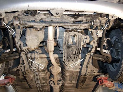 Oceľový kryt motora Chevrolet Spark (2005-2009)Chevrolet Spark