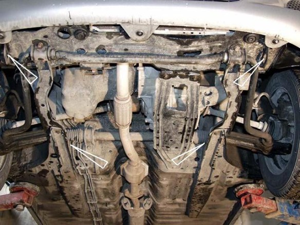 Oceľový kryt motora Chevrolet Spark (2005-2009)Chevrolet Spark