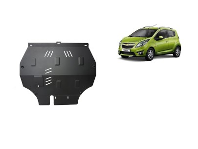 Oceľový kryt motora Chevrolet Spark (2009-2026)