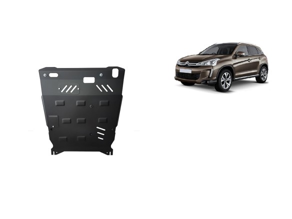 Oceľový kryt motora Citroen Aircross (2012-2017)Citroen Aircross
