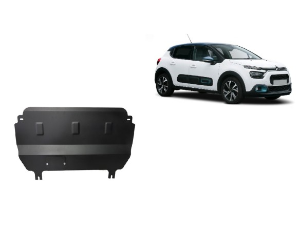 Oceľový kryt motora Citroen C3 (2019-2026)