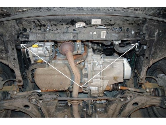 Oceľový kryt motora Citroen C3 (2003-2016)Citroen C3