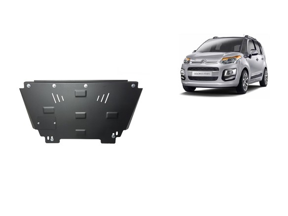 Oceľový kryt motora Citroen C3 Picasso (2009-2017)Citroen C3