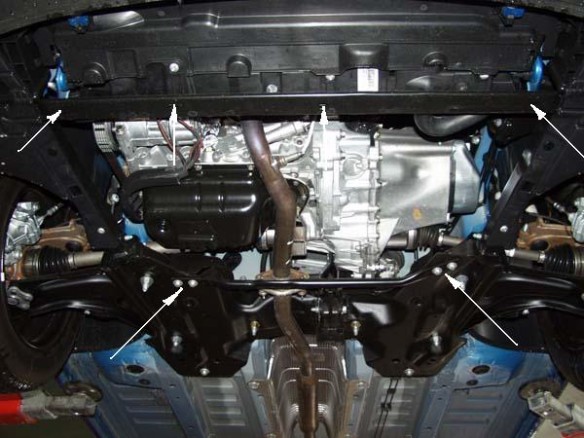 Oceľový kryt motora Citroen C3 Picasso (2009-2017)Citroen C3