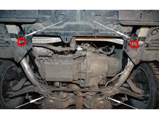 Oceľový kryt motora citroen C5 (2008-2017)Citroen C5