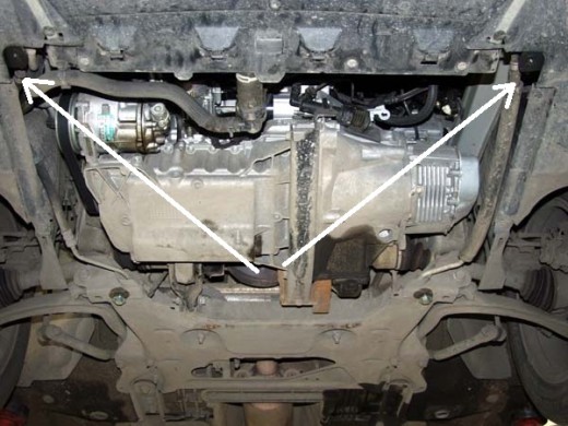 Oceľový kryt motora Citroen C5 (2004-2007)Citroen C5