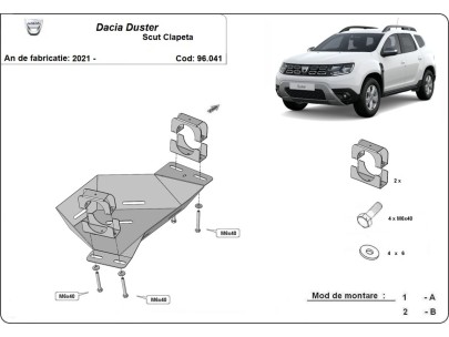 Oceľový kryt EGR Dacia Duster (2021-2024) 2