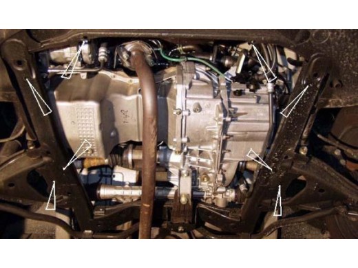 Oceľový kryt motora Dacia Logan 1 (2004-2012)Dacia Logan