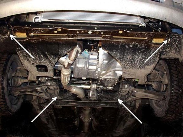 Oceľový kryt motora Daewoo Nubira (2003-2009)Daewoo Nubira