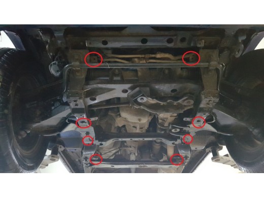 Oceľový kryt motora Daihatsu Terios (1997-2006)Daihatsu Terios