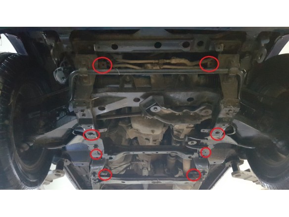 Oceľový kryt motora Daihatsu Terios (1997-2006)Daihatsu Terios