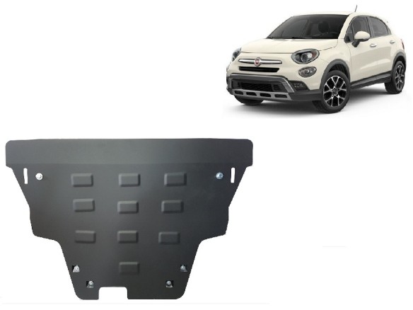 Oceľový kryt motora Fiat 500x (2014-2025)Fiat 500