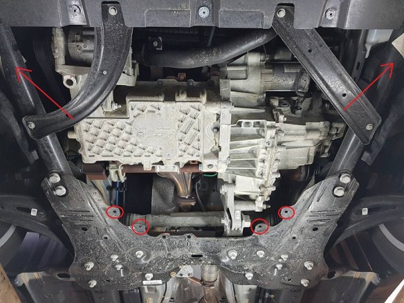 Oceľový kryt motora Fiat 500x (2014-2026)