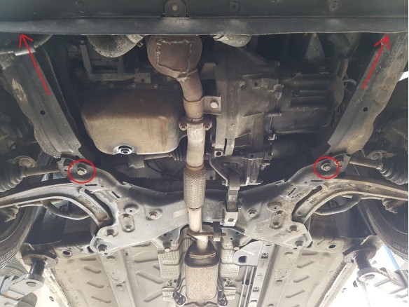 Oceľový kryt motora Fiat 500 S (2007-2025)Fiat 500