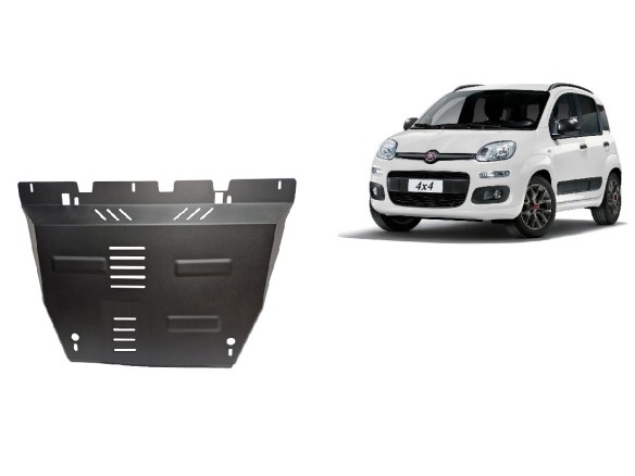 Oceľový kryt motora Fiat Panda 4x4 (2011-2026)