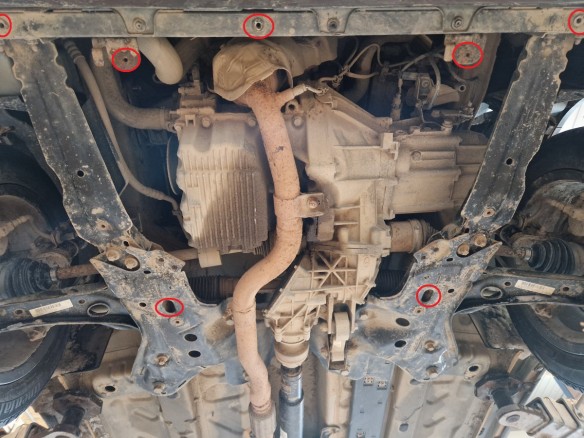 Oceľový kryt motora Fiat Panda 4x4 (2011-2025)Fiat Panda