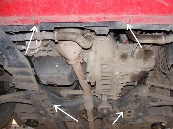 Oceľový kryt motora Fiat Punto (2005-2018)Fiat Punto