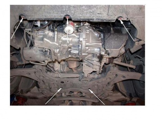 Oceľový kryt motora Fiat Stilo (2001-2010)Fiat Stilo