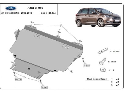 Oceľový kryt motora Ford C - Max (2010-2019) 2
