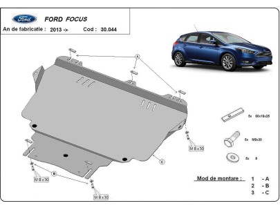 Oceľový kryt motora Ford Focus 3 (2010-2018) 2