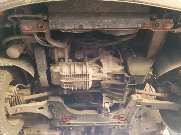 Oceľový kryt motora Ford Focus 1 (1998-2004)Ford Focus