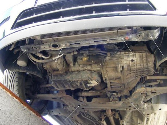 Oceľový kryt motora Ford Focus 1 (1998-2004)Ford Focus