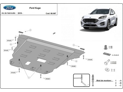 Oceľový kryt motora Ford Kuga (2019-2025) 2
