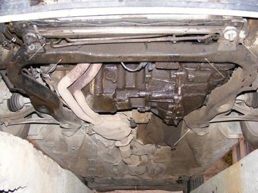 Oceľový kryt motora Ford Mondeo 1,2 (1992-2000)Ford Mondeo