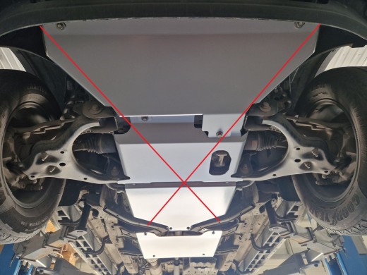 Oceľový kryt reduktora Ford Ranger (2023-2026)