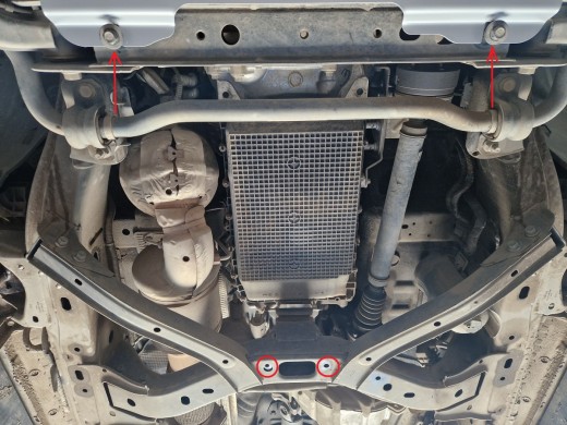 Oceľový kryt prevodovky automat Ford Ranger (2023-2026)