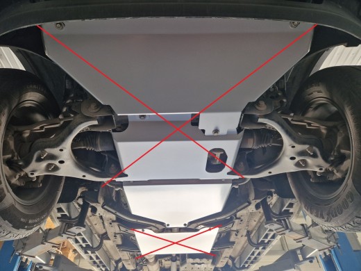 Oceľový kryt prevodovky automat Ford Ranger (2023-2025)Ford Ranger