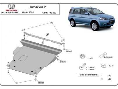 Oceľový kryt motora Honda HR-V (1998-2005) 2