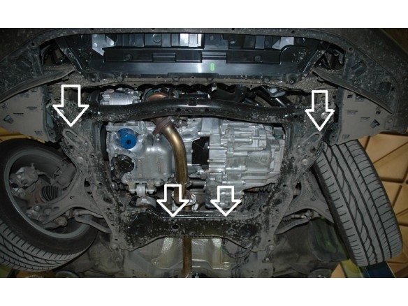 Oceľový kryt motora Honda Civic (berlin) (2005-2015)Honda Civic