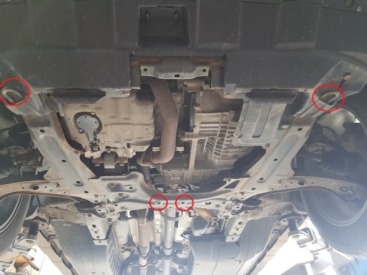 Oceľový kryt motora Honda CR-V Gen 4 (2013-2016)Honda CR-V