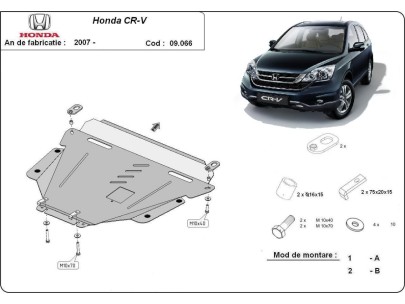 Oceľový kryt motora Honda CR-V Gen 3 (2007-2012) 2