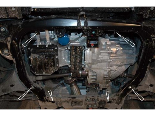 Oceľový kryt motora Hyundai Elantra 1 (2007-2011)Hyundai Elantra