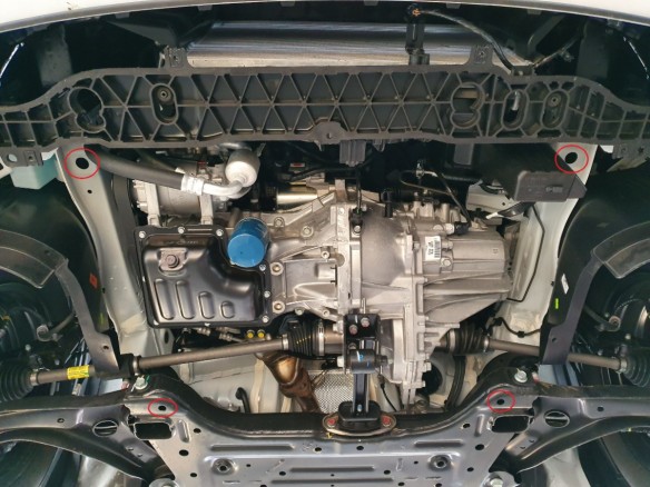 Oceľový kryt motora Hyundai i20 (2015-2020)Hyundai i20