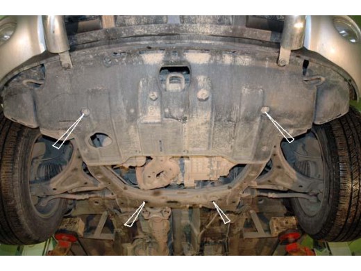 Oceľový kryt motora Hyundai Veracruz (2009-2015)Hyundai Veracruz