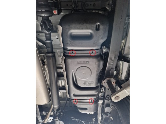 Oceľový kryt palivovej nádrže Jac T8 (2018-2025)Jac T8