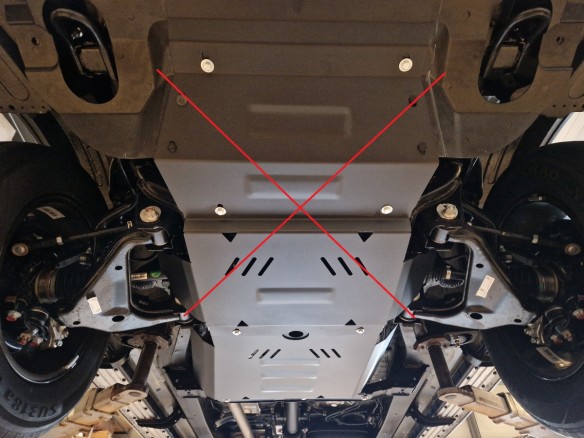 Oceľový kryt prevodovky Jac T8 (2018-2025)Jac T8