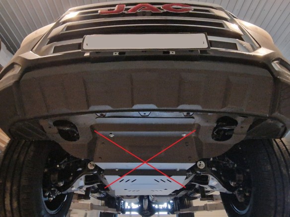 Oceľový kryt prevodovky Jac T8 (2018-2026)