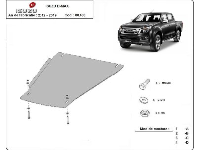Oceľový kryt prevodovky Isuzu D-Max (2012-2019) 2