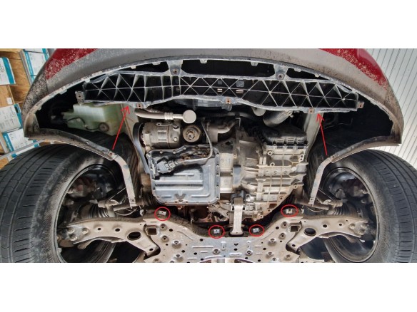 Oceľový kryt motora Kia Sorento UM (2014-2020)Kia Sorento